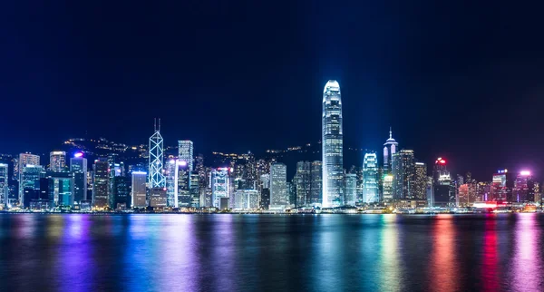 Noche de Hong Kong Imagen de stock