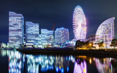 Yokohama manzarası, gece
