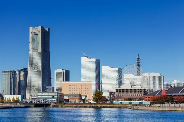 Yokohama skyline en Japón — Foto de Stock