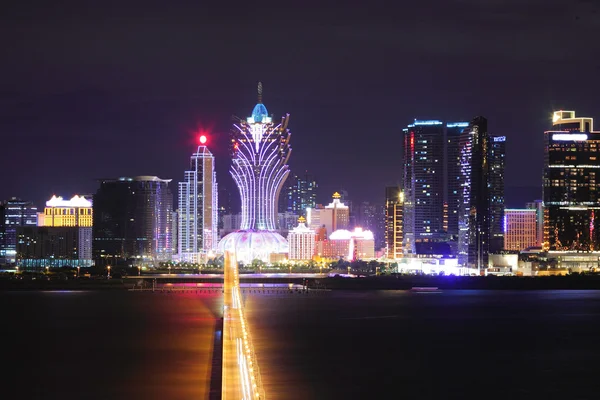 Macau, gece — Stok fotoğraf