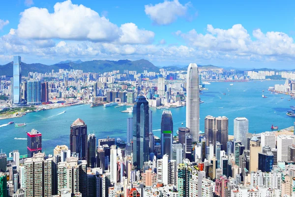 Skyline von Hongkong — Stockfoto