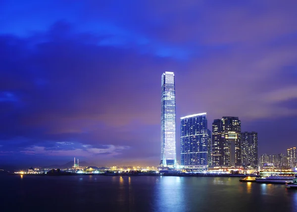 Kowloon panoramę w hong Kongu — Zdjęcie stockowe