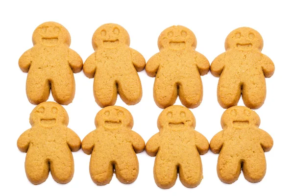 Biscotti di pan di zenzero per Natale — Foto Stock