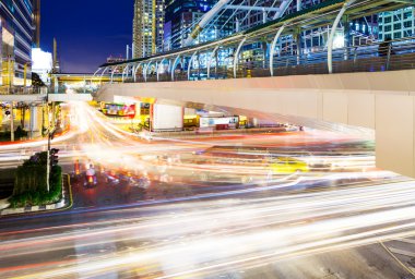 Bangkok şehir ve trafik sıkışıklığı