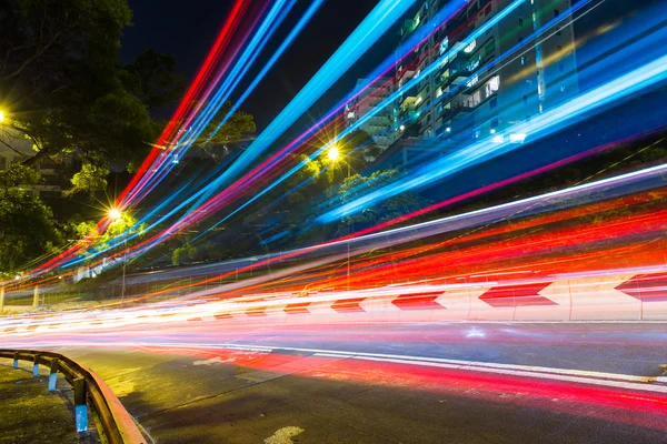 Ampel auf der Straße — Stockfoto