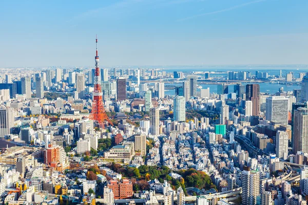 Линия горизонта Токио — стоковое фото