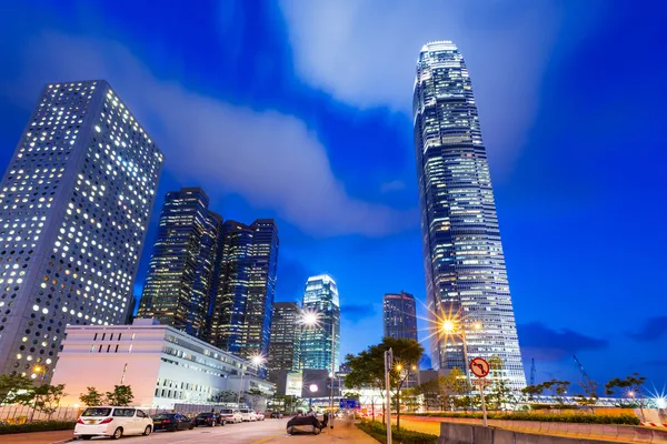 Hong kong gece — Stok fotoğraf