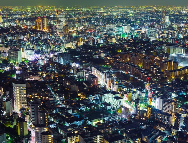 Město tokyo v noci — Stock fotografie