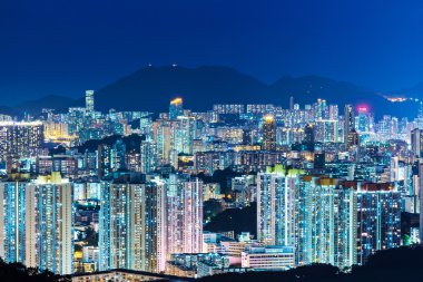 hong Kong kentsel cityscape