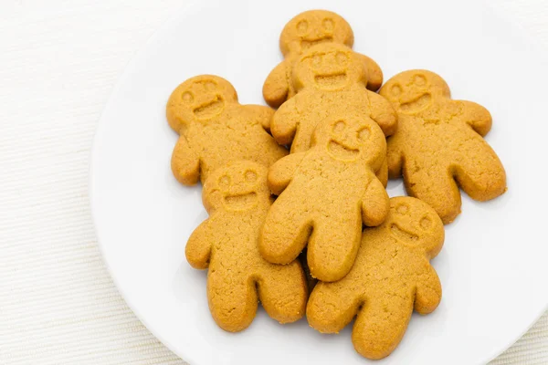 Grupp av pepparkakor — Stockfoto