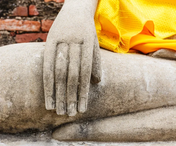 Bagian dari patung buddha — Stok Foto