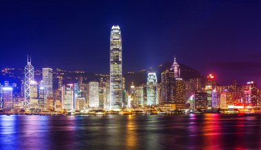 Geceleyin Hong Kong Şehri