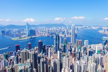 Hong Kong şehir görüntüsü