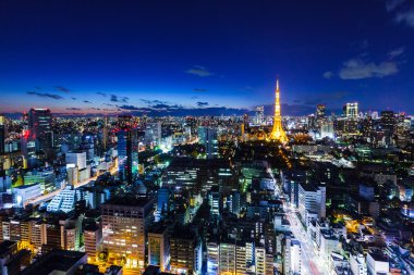 Tokyo manzarası, gece