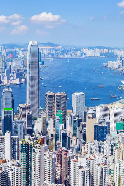 Hong Kong vista de la ciudad — Foto de Stock