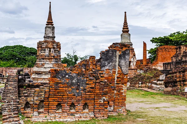 Zabytkowej architektury w ayutthaya, Tajlandia — Zdjęcie stockowe