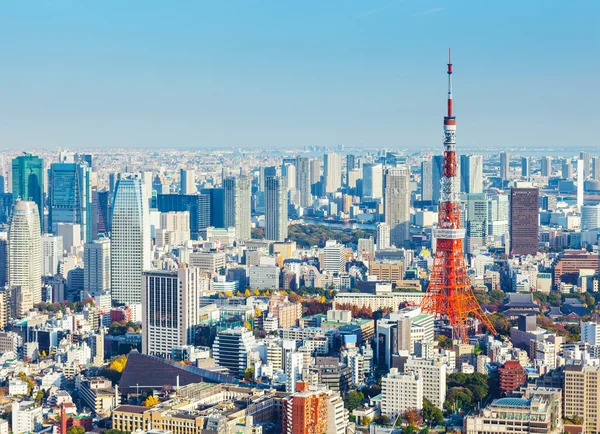 Linha do horizonte de Tóquio — Fotografia de Stock