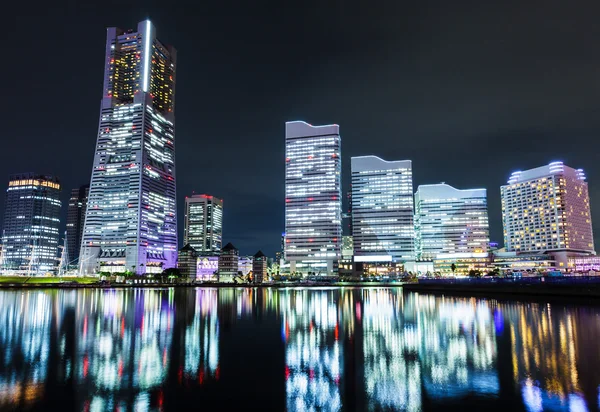 Gece Yokohama — Stok fotoğraf