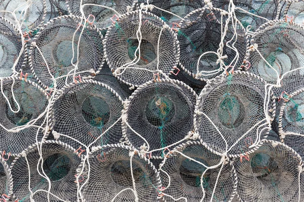 Trampas para la pesca de captura y mariscos —  Fotos de Stock