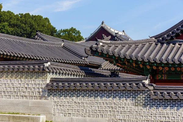 Traditionelle koreanische Architektur — Stockfoto