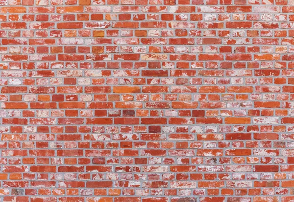 Кирпичная стена красного цвета — стоковое фото