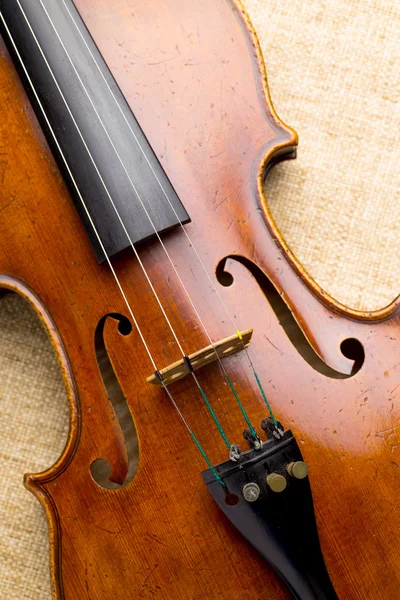 Violin närbild — Stockfoto