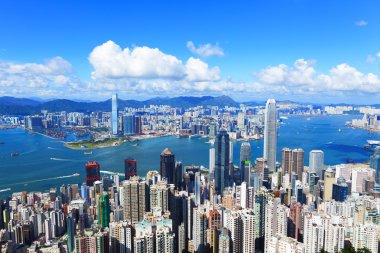 Hong Kong şehir görüntüsü