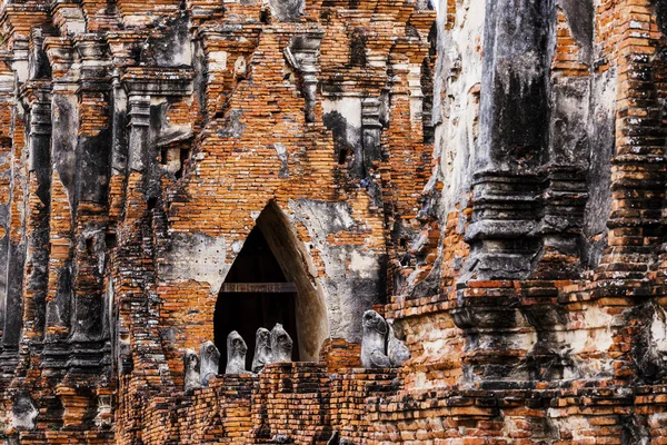 Architettura storica in Ayutthaya, Thailandia — Foto Stock