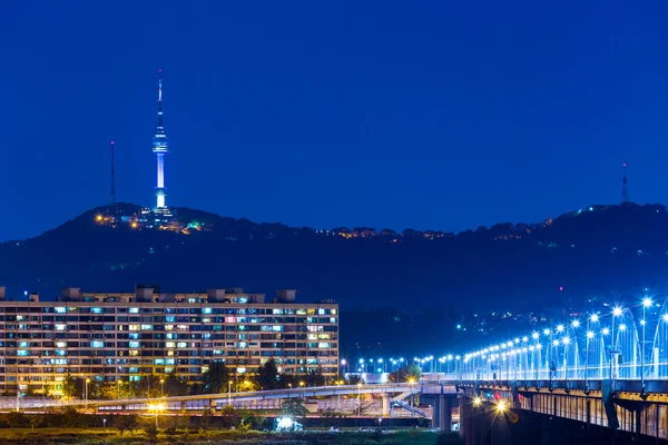 Seoul city in Südkorea — Stockfoto