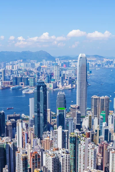 Hong kong uitzicht op de stad — Stockfoto