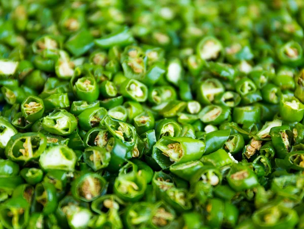 Especias de pimiento verde — Foto de Stock