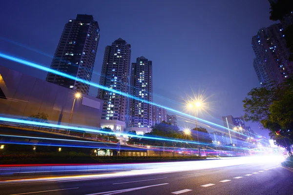 Highway road at night — Stock Photo, Image