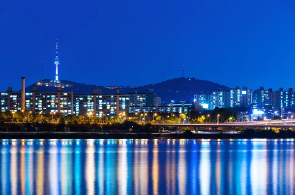 Seoul at night — Stock Photo, Image