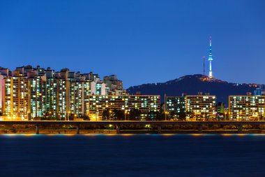 Seoul city, gece