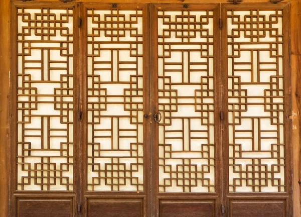 ประตู WOODEN — ภาพถ่ายสต็อก