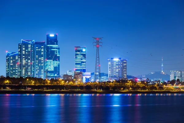 Seoul at night — Stock Photo, Image