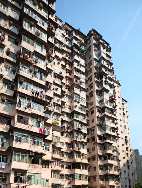 Oude residentiële gebouw in hong kong — Stockfoto