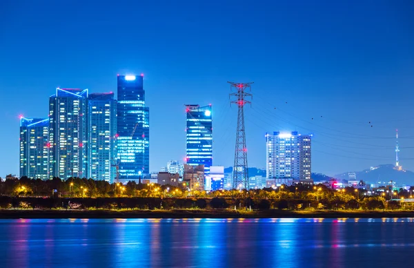 Güney Kore'deki Seoul cityscape — Stok fotoğraf