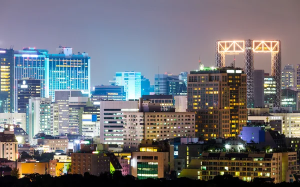 Myeongdong nella città di Seoul — Foto Stock