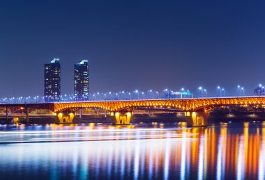 Seoul city, gece