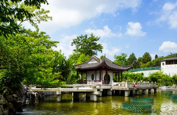 Tradiční čínský pavilon — Stock fotografie