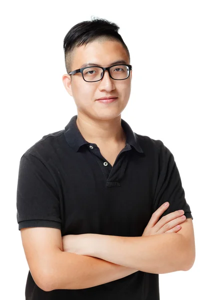 Asian man with glasses — Stock Photo, Image