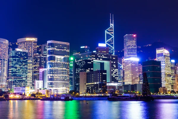 Hong Kong island at night