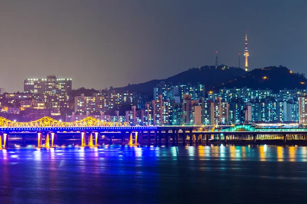 Seoul city i Sydkorea — Stockfoto