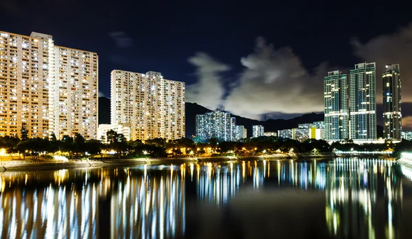 Общественное жилье в Гонконге — стоковое фото