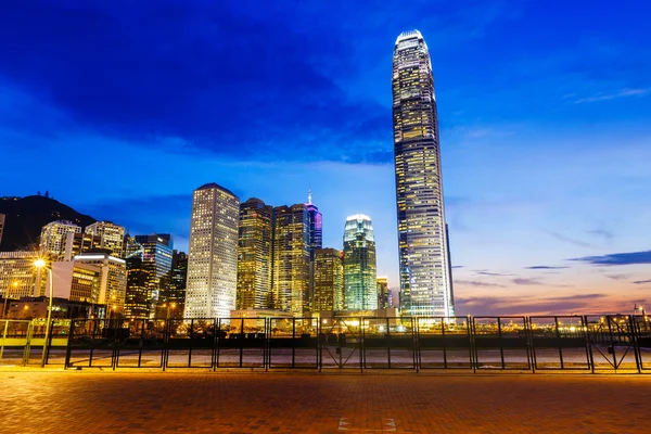 Hong Kong Skyline at night — Stock Photo, Image
