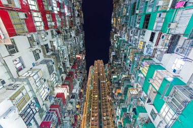 Hong Kong'da bina kalabalık