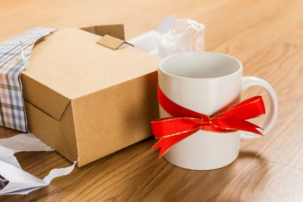 Worst gift, cup — Stock Photo, Image