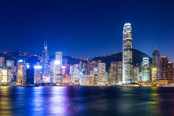 Hong kong i natt — Stockfoto