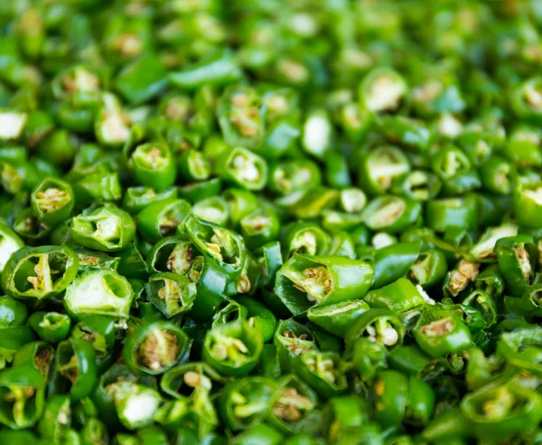 Especias de pimiento verde — Foto de Stock